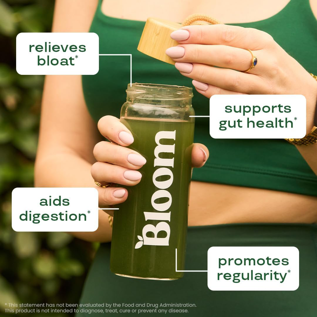 Bloom Nutrition Superfood Greens Powder for Gut Health, Energy & Digestion