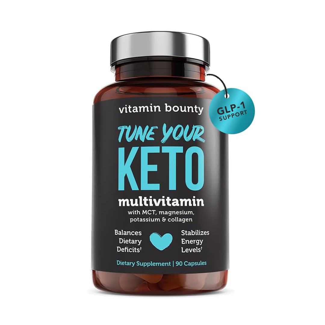 Vitamin Bounty Tune Your Keto Multivitamin with MCT Magnesium Potassium & Collagen 90 Capsules