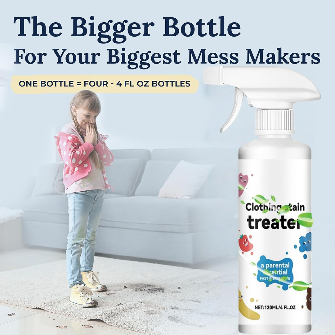 Clothing Stain Remover Spray for Food Grease Coffee Underwear and Fabric 120ml