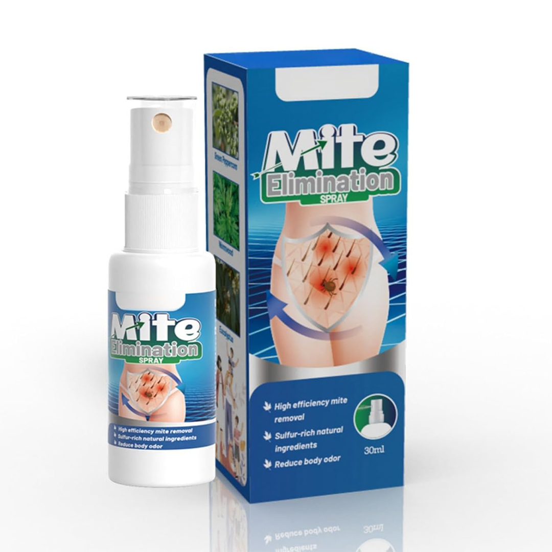 Mite Elimination Spray for Dust Mite Control on Bedding Sofas Fabrics and Home Surfaces 30ml