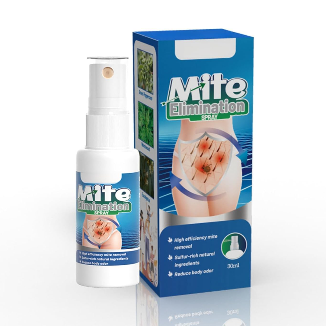 Mite Elimination Spray for Dust Mite Control on Bedding Sofas Fabrics and Home Surfaces 30ml