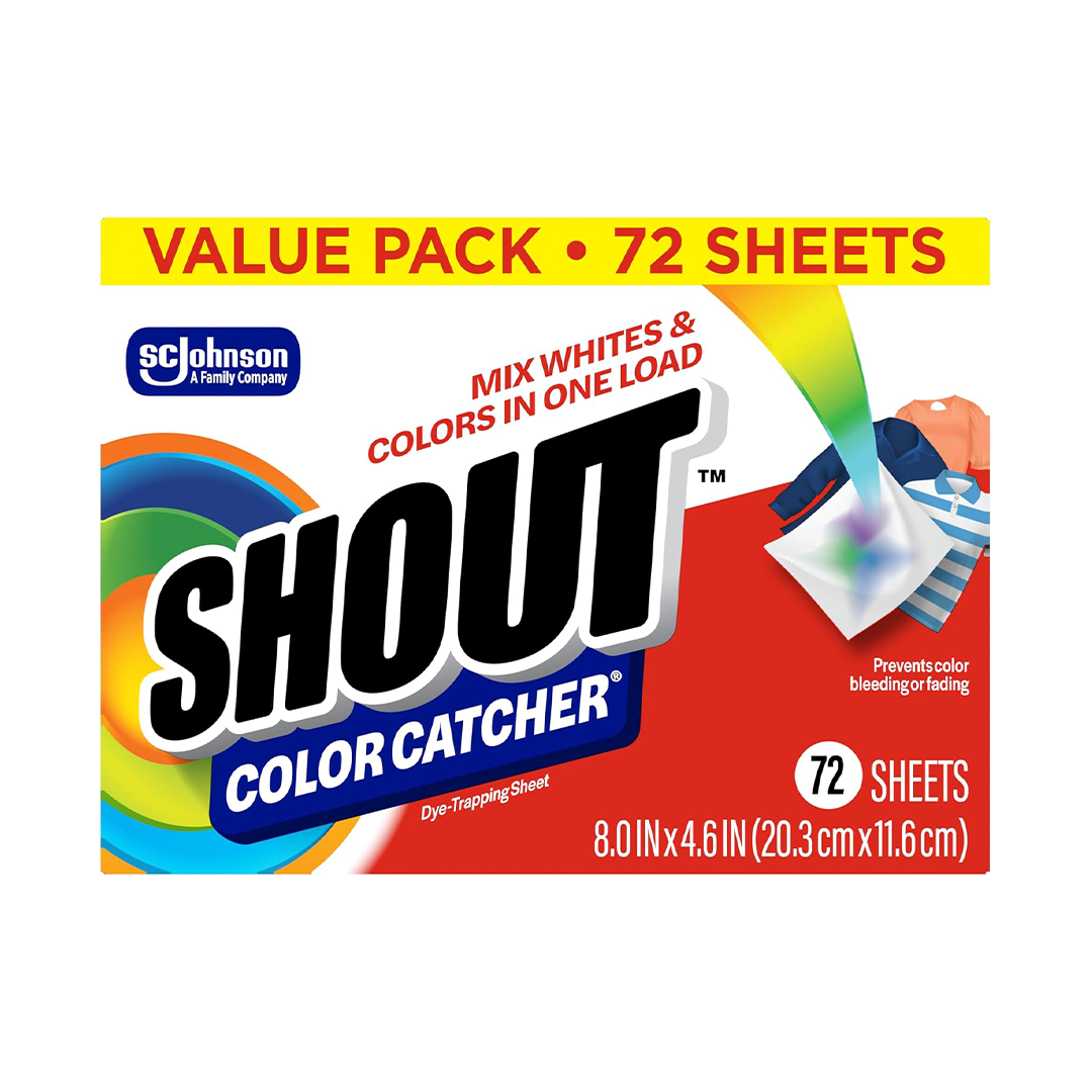 Shout Color Catcher Sheets (72 Count) The Ultimate "Mixed Load" Laundry Essential