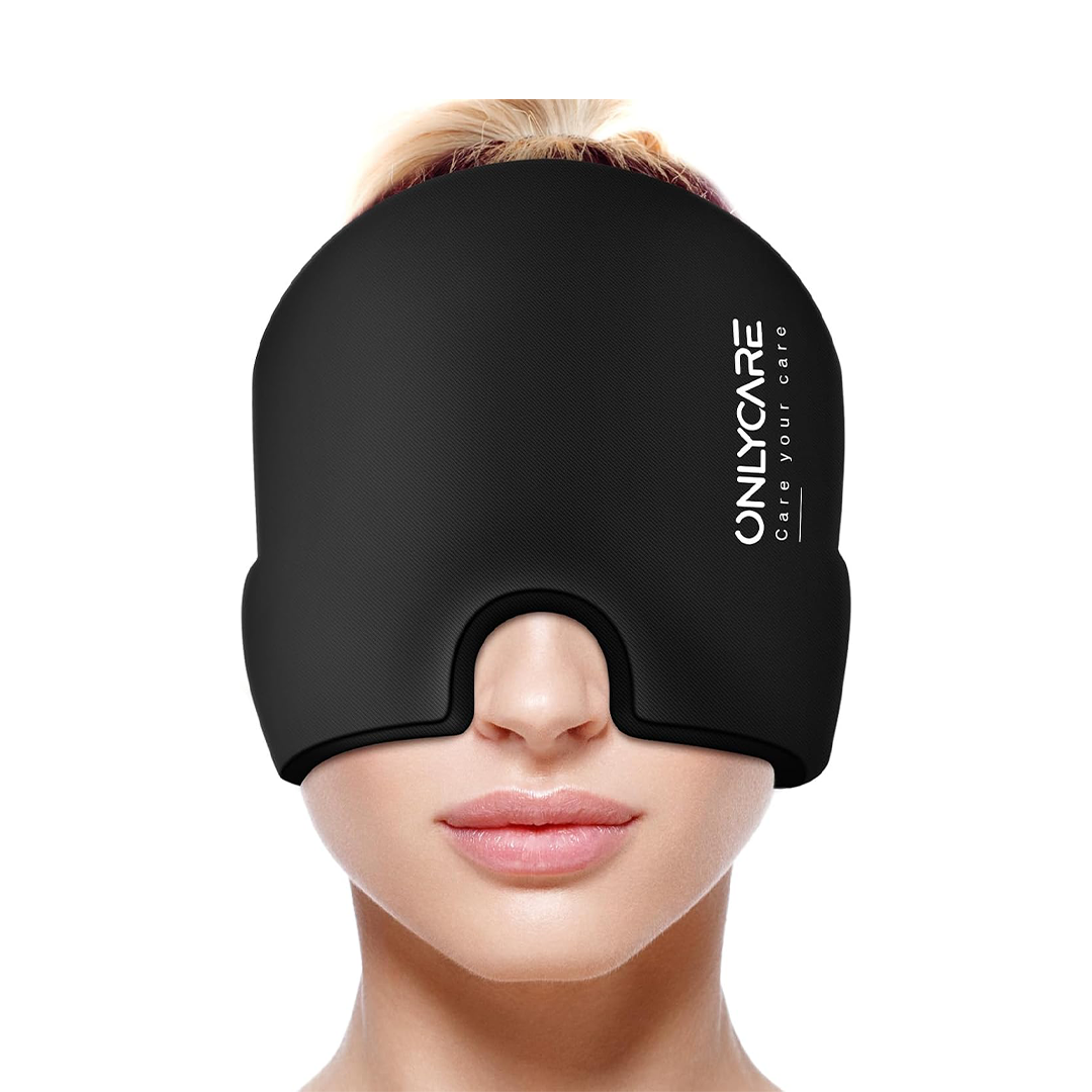 iTHERAU Migraine & Headache Relief Gel Cap Black