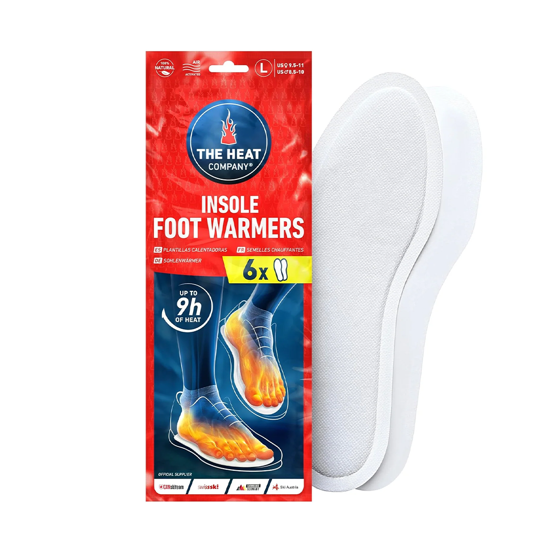 THE HEAT COMPANY Insole Foot Warmers Air Activated Toe Warmers (Up to 9 Hours Heat)