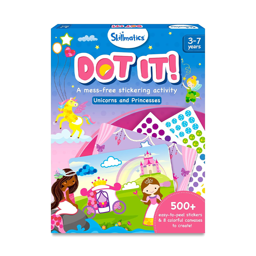 Skillmatics Dot It! Sticker Art Activity Unicorns & Princesses for Kids Ages 37