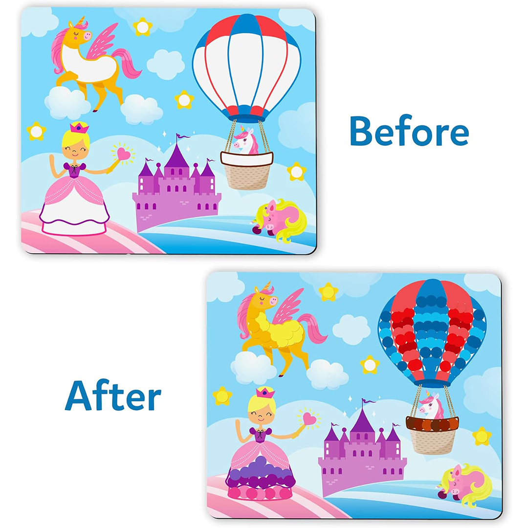 Skillmatics Dot It! Sticker Art Activity Unicorns & Princesses for Kids Ages 37