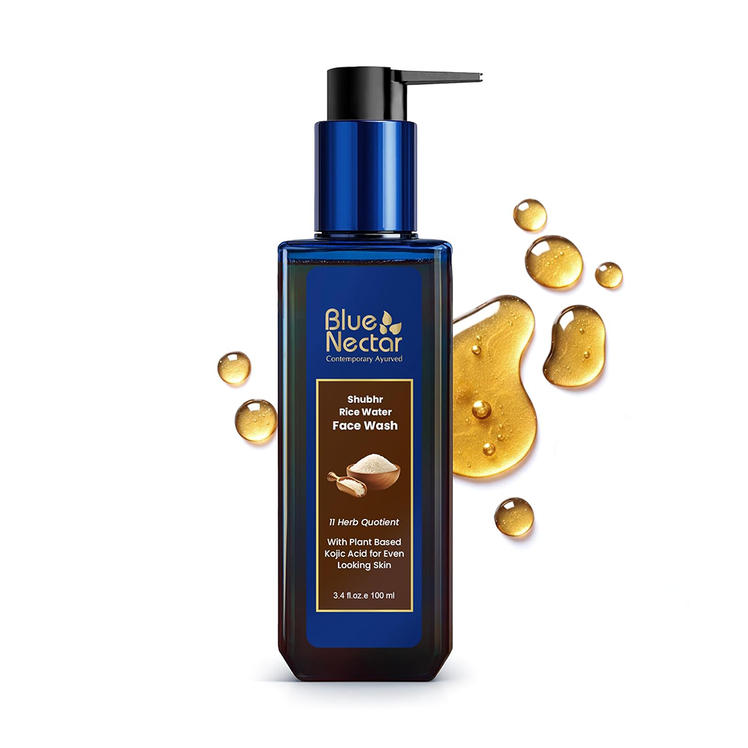 Blue Nectar – غسول وجه بماء الأرز مع حمض الكوجيك 2% (100 مل)