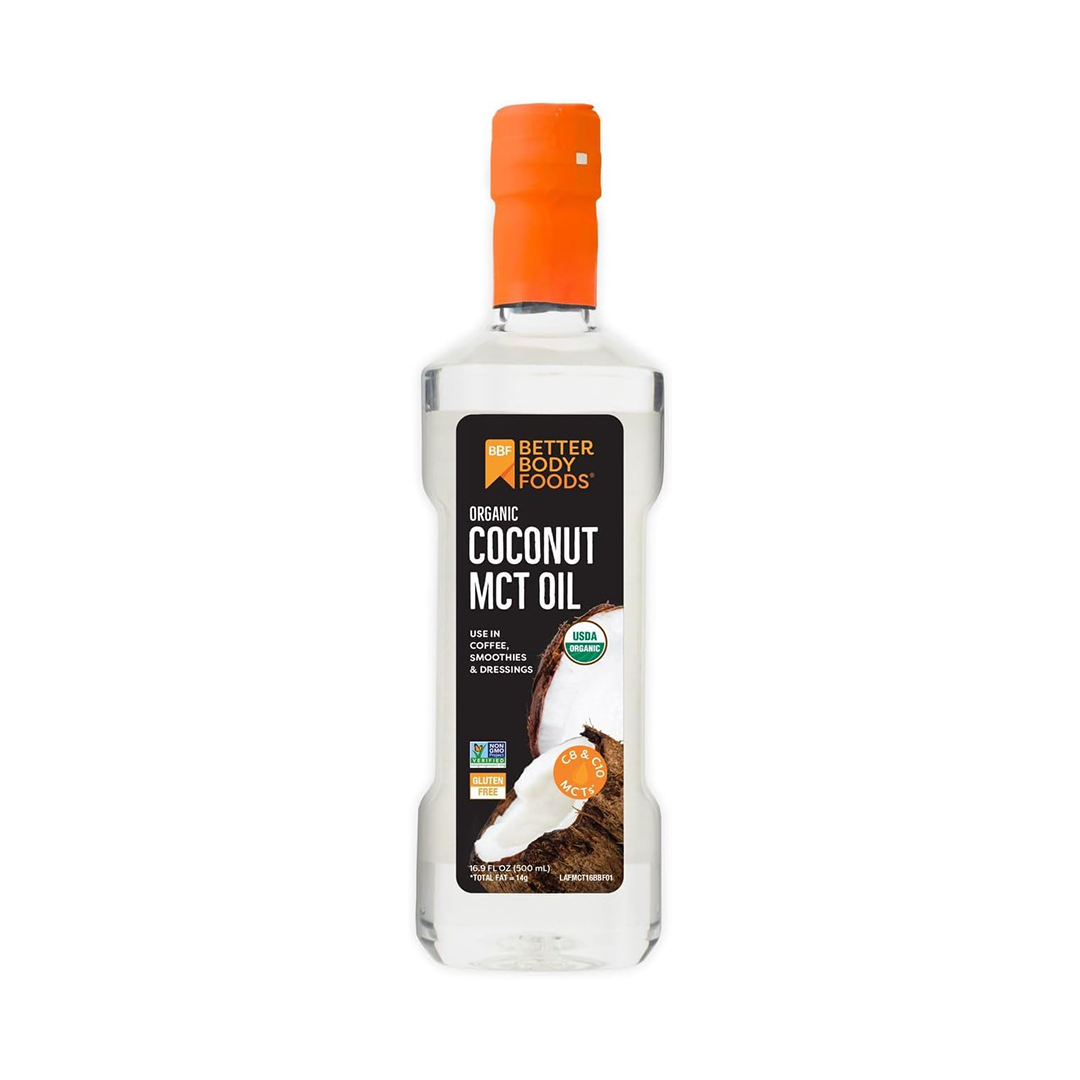 BetterBody Foods Organic Coconut 100% MCT Oil, 16.9 oz