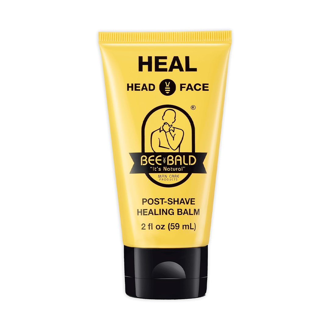 Bee Bald HEAL Aftershave Healing Balm ƒ?? Soothes Razor Burn & Shaving Irritations, 2 fl oz
