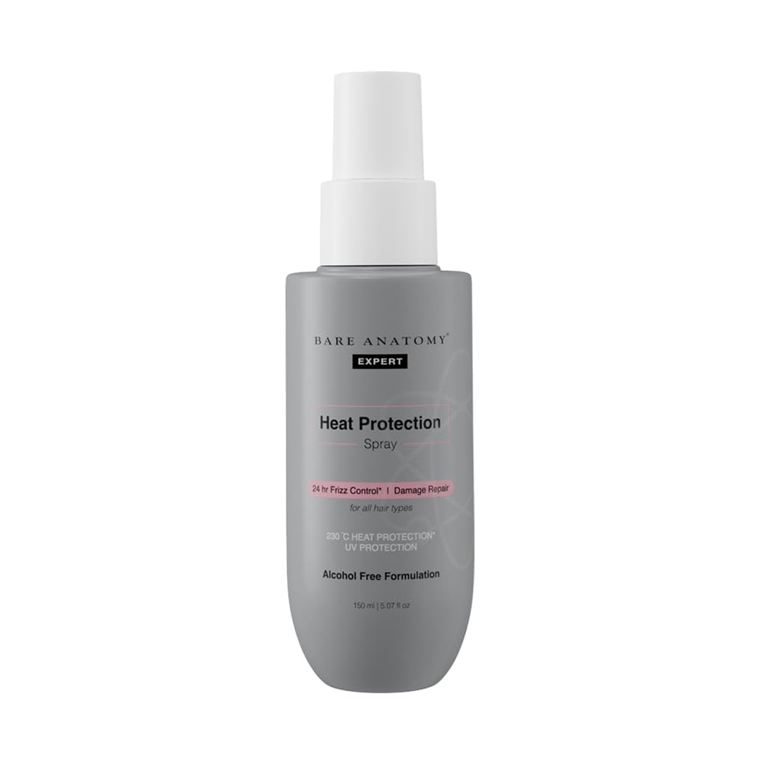Bare Anatomy Heat Protection Spray Serum ƒ?? 230?øC Heat Protectant & Frizz Control 150ml
