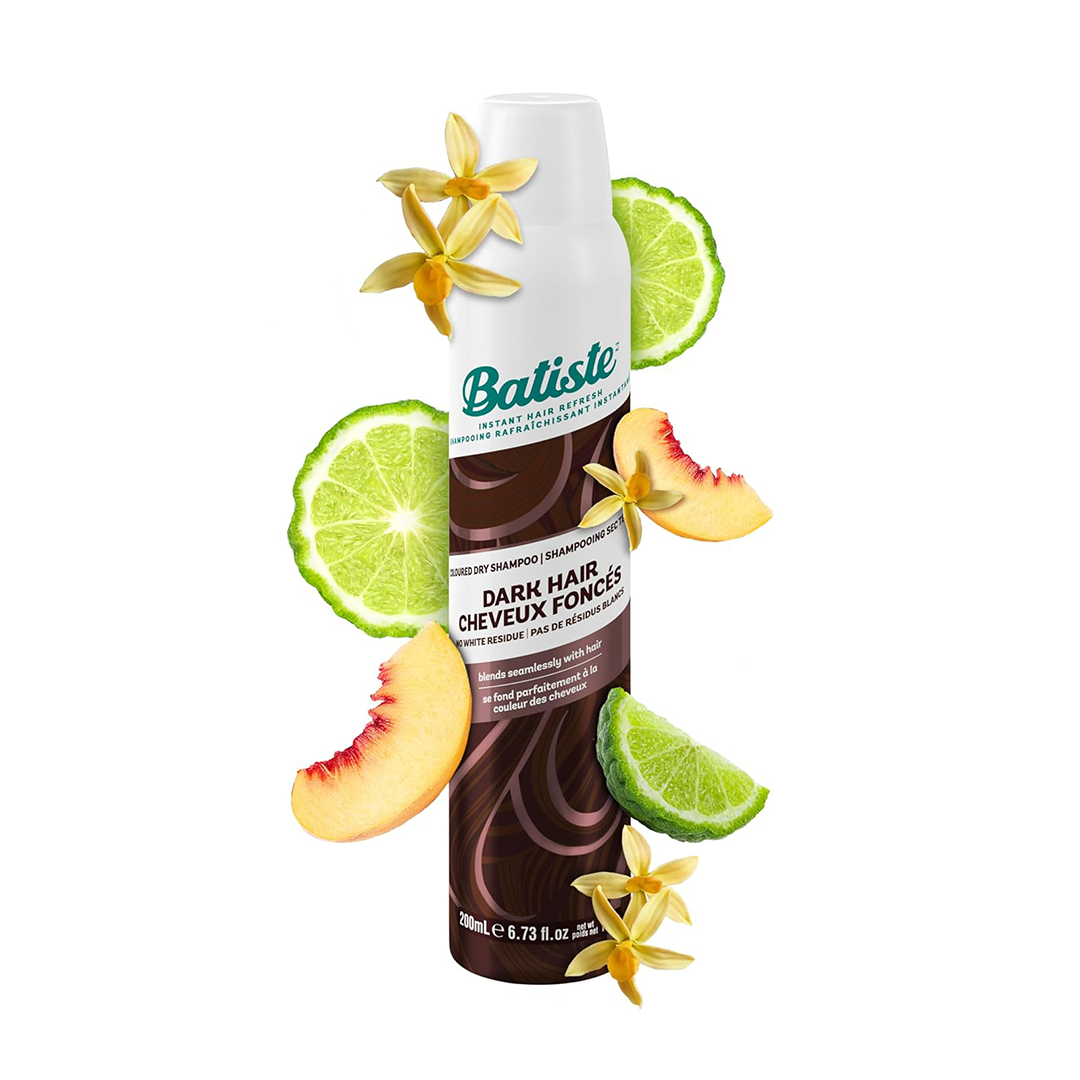 Batiste Dry Shampoo for Dark Hair ƒ?? Tinted Oil-Absorbing Spray 120g