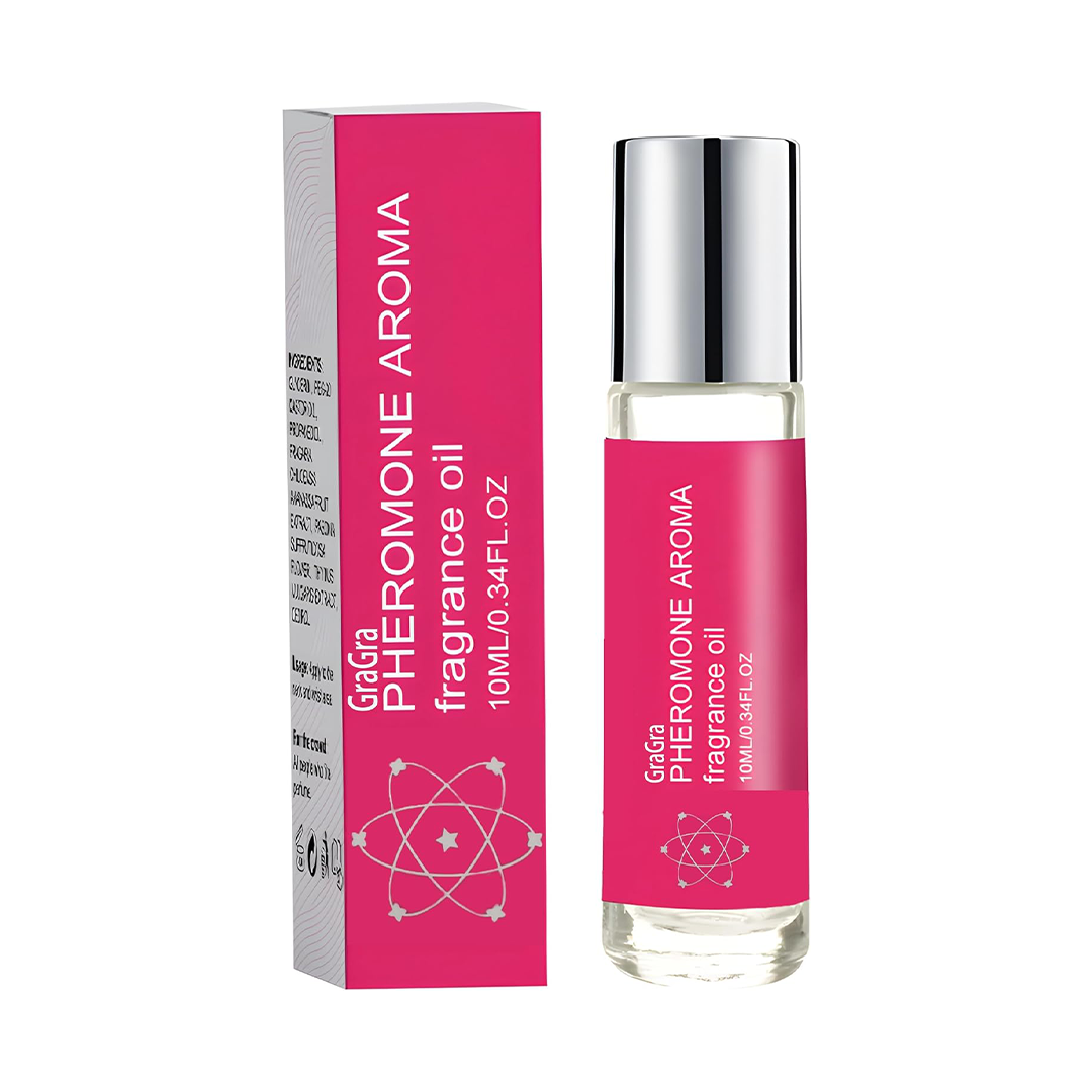 GraGra Women's Fruity Pheromone Perfume Oil (10ml) Portable & Magnetic Roll-On