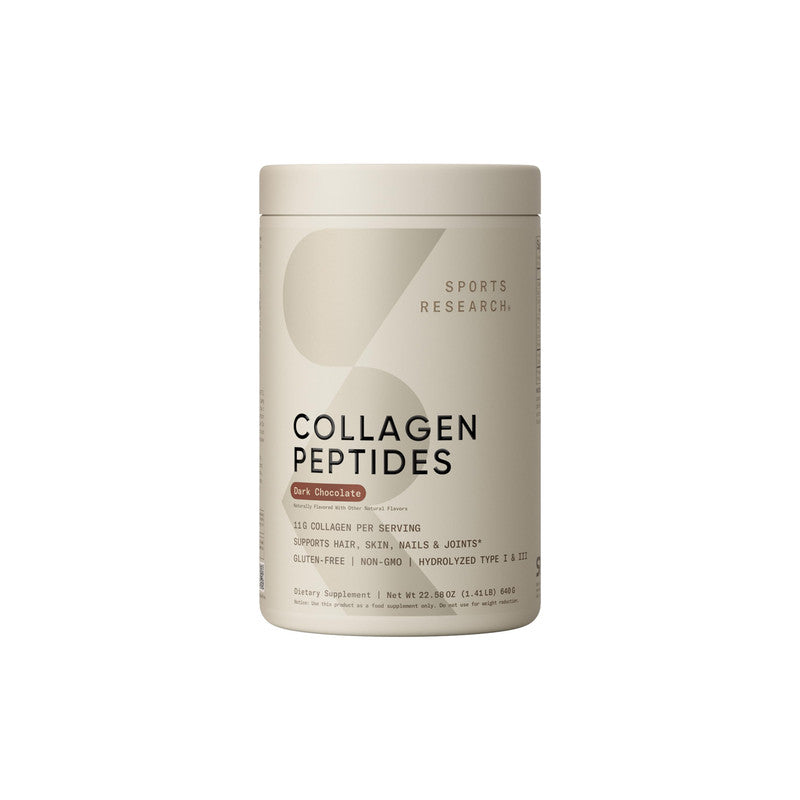 Sports Research Collagen Peptides Dark Chocolate 1.42lb