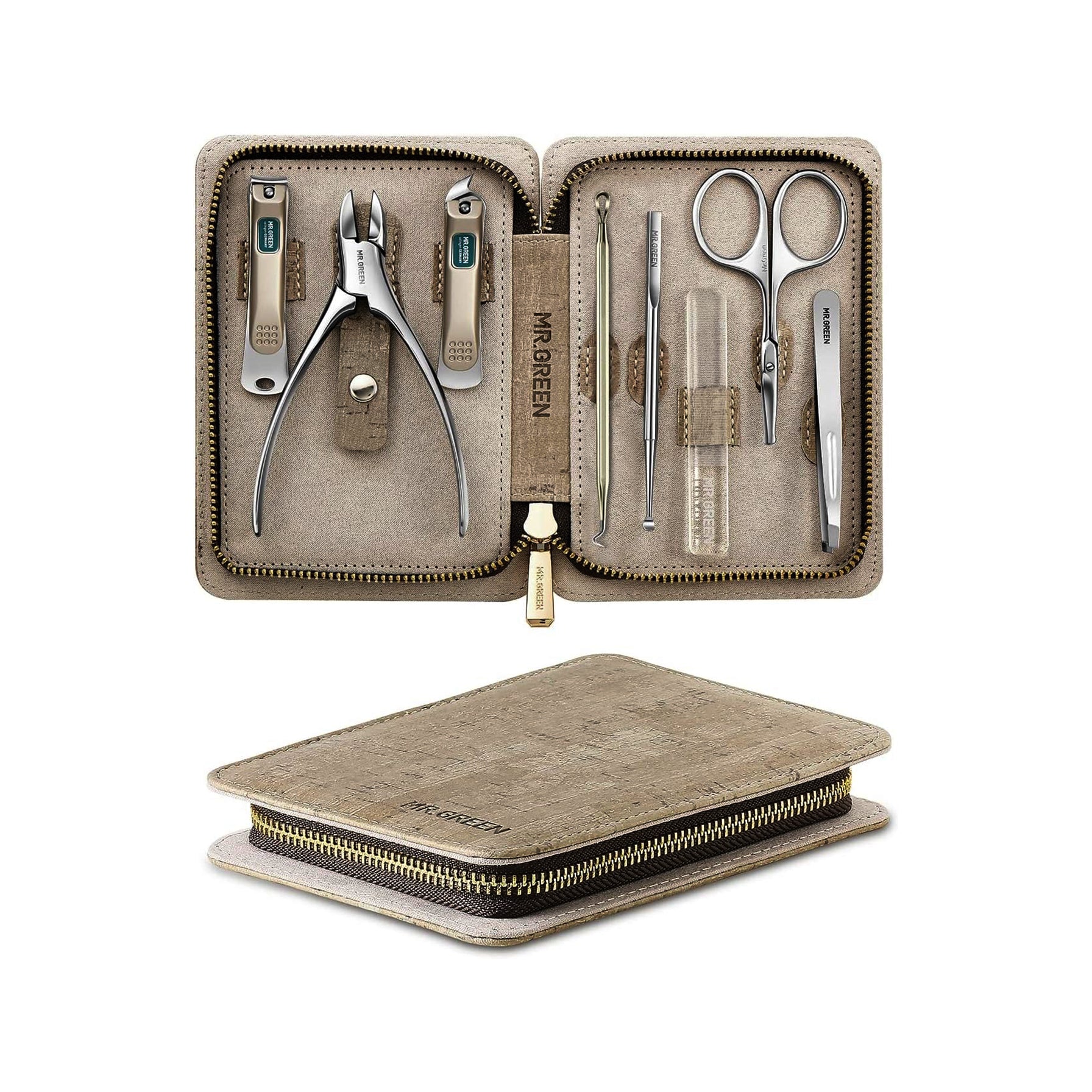 MR.GREEN – Professional Manicure & Pedicure Set with Travel Case