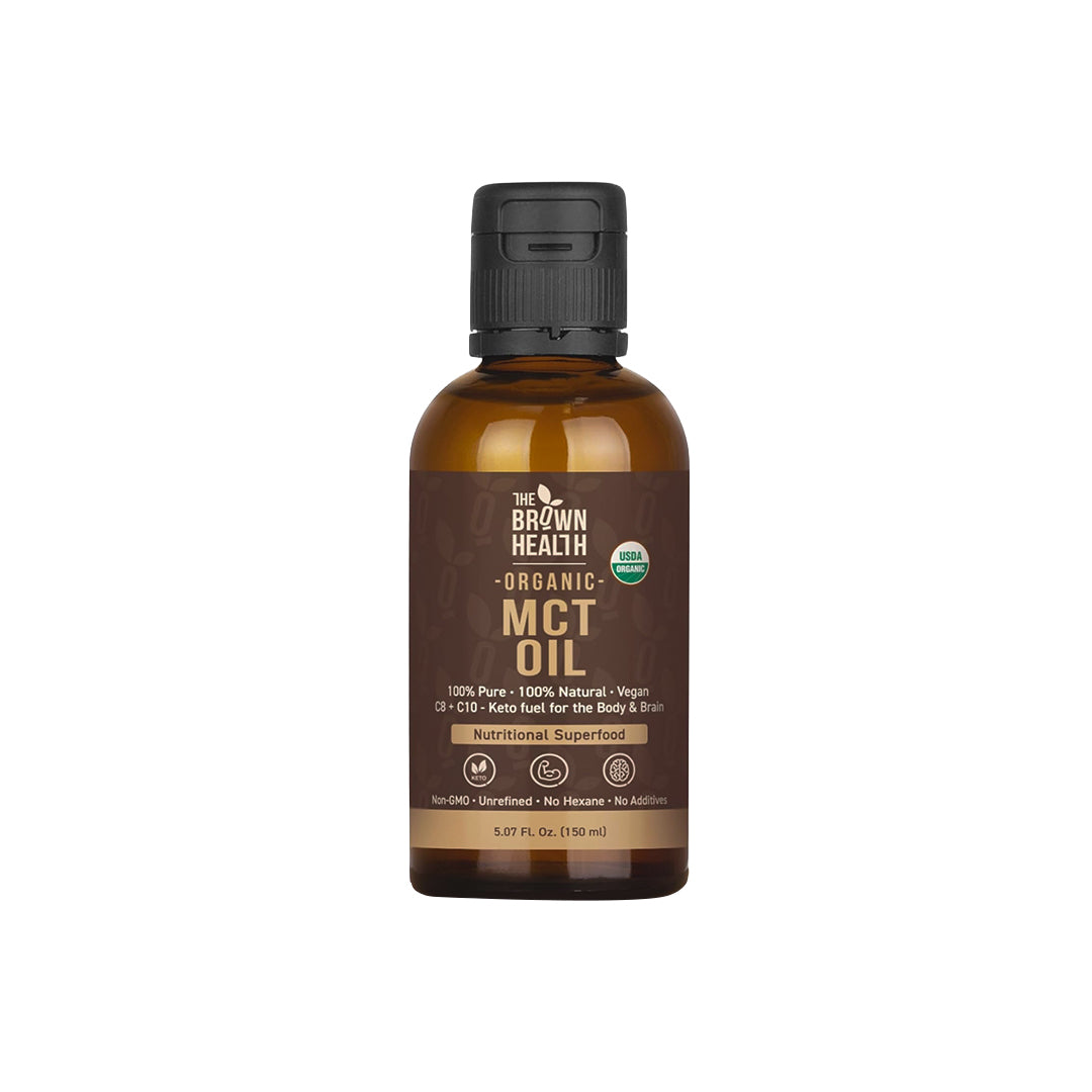 The Brown Health Organic MCT Oil (C8 + C10) – 150 ml