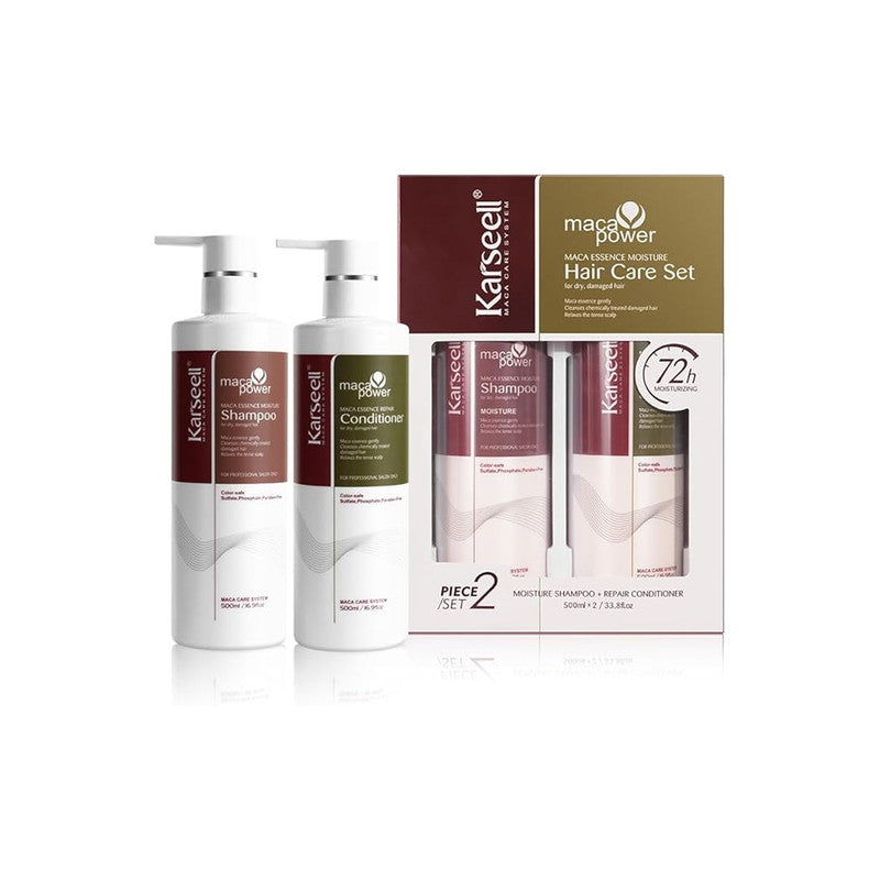 Karseell Collagen Hair Care Set – Shampoo & Conditioner for Dry Damaged Hair 16.9oz + 16.9oz