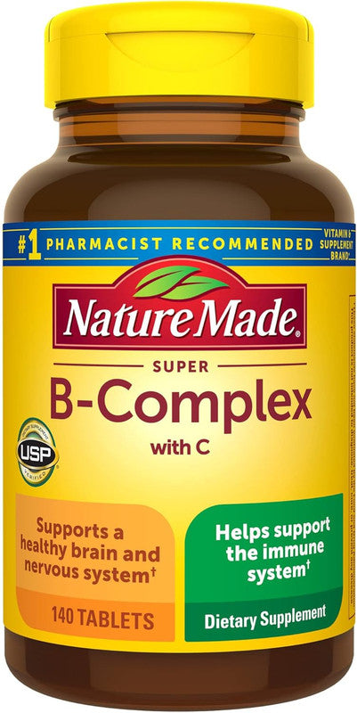 Nature Made Super B-Complex with Vitamin C – 140 Tablets