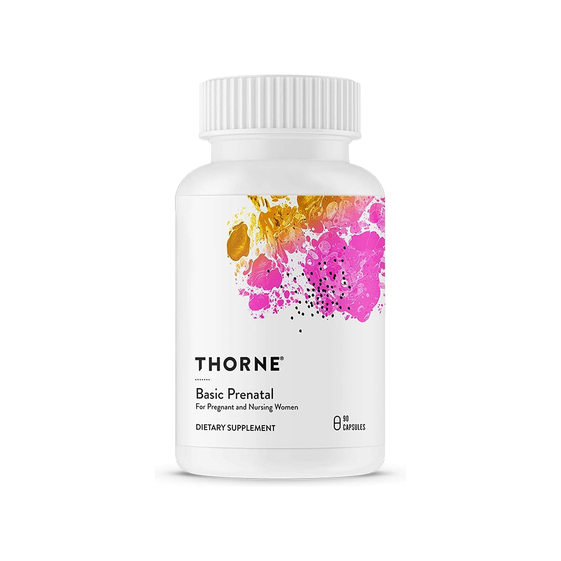 Thorne Basic Prenatal – Advanced Prenatal Multivitamin with Active Folate & Choline for Pregnant and Nursing Women | 90 Capsules