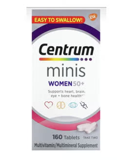 Centrum Minis Women 50+ Multivitamin – 160 Tablets