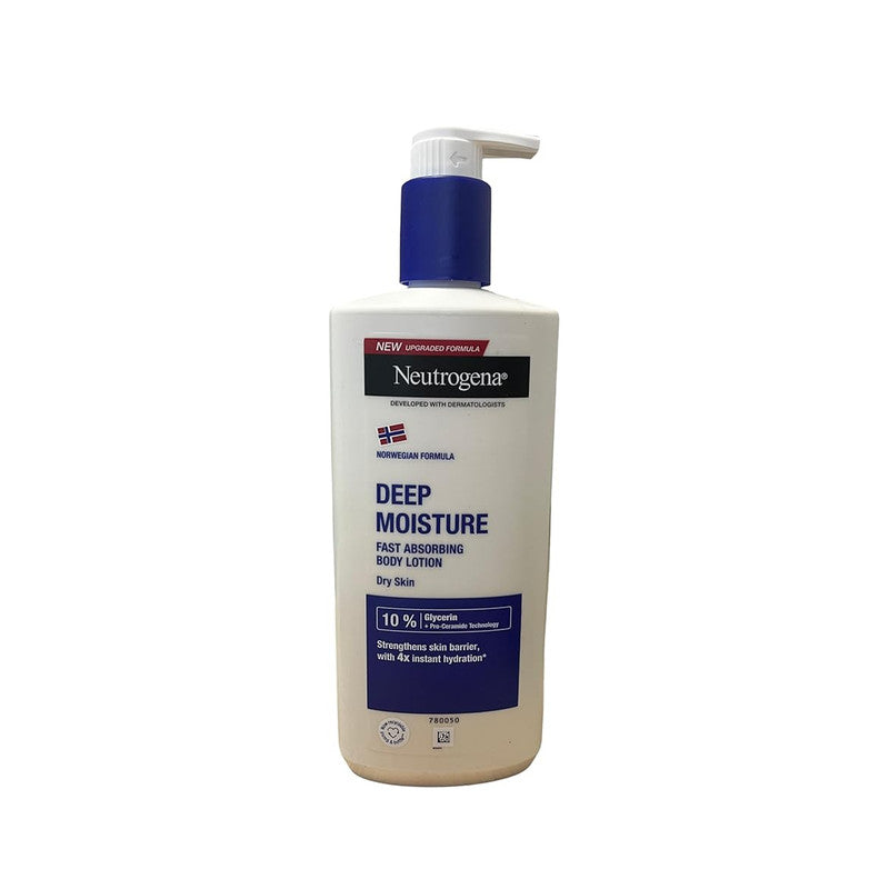 Neutrogena Norwegian Formula Deep Moisture Lotion – 72H Hydration for Dry Skin 400ml