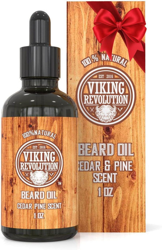Viking Revolution Beard Oil – Cedar & Pine Scent