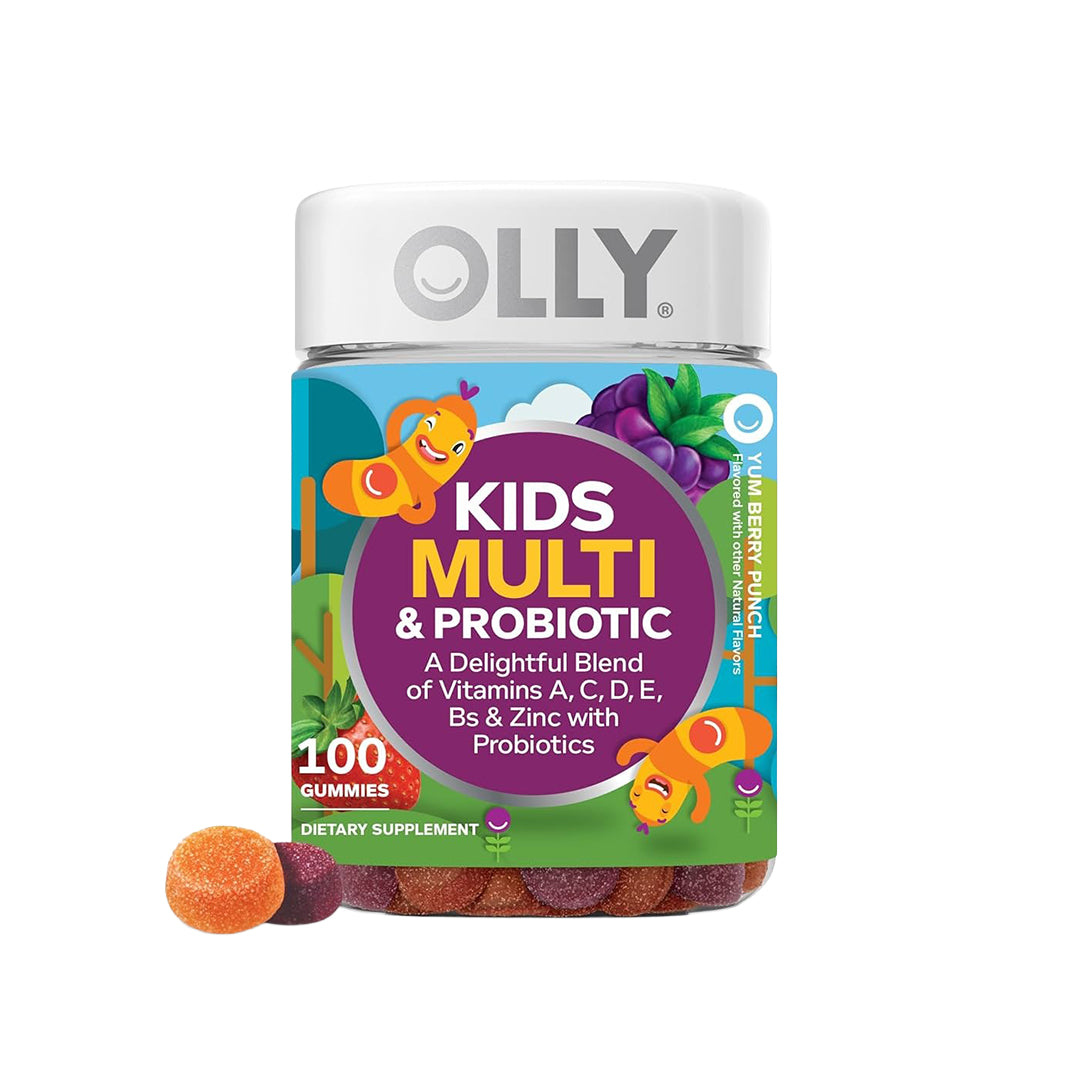 Olly Kids Multi + Probiotic Gummy Multivitamin (100 Gummies)