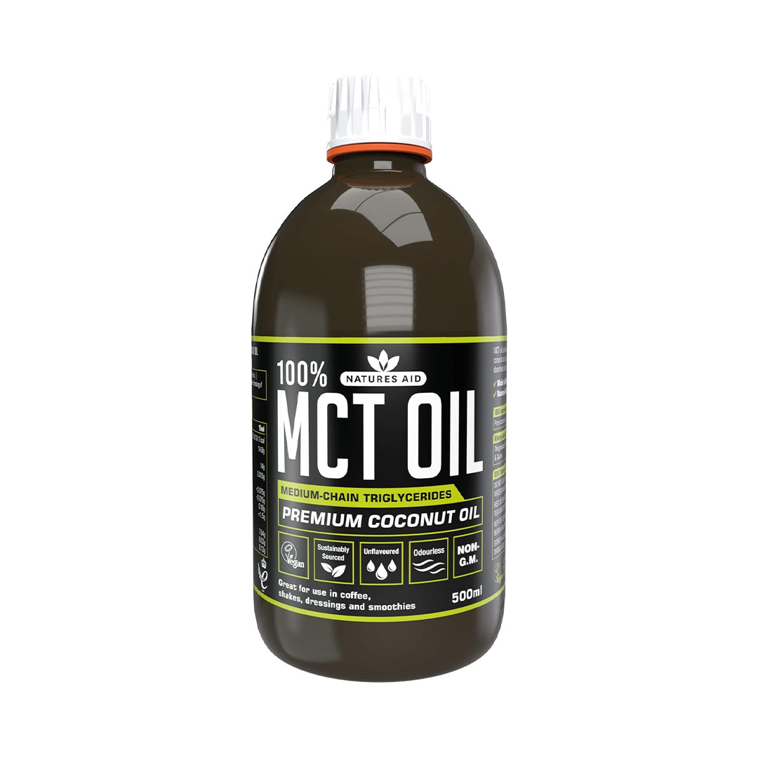 Natures aid 100 Percent Premium MCT Oil - 500ml