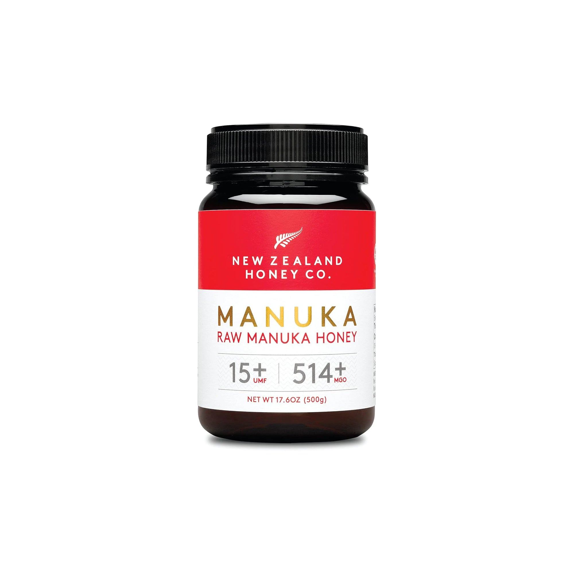 New Zealand Honey Co. Manuka Honey MGO 514+ / UMF 15+ | Active and raw | Made in New Zealand | 500g
