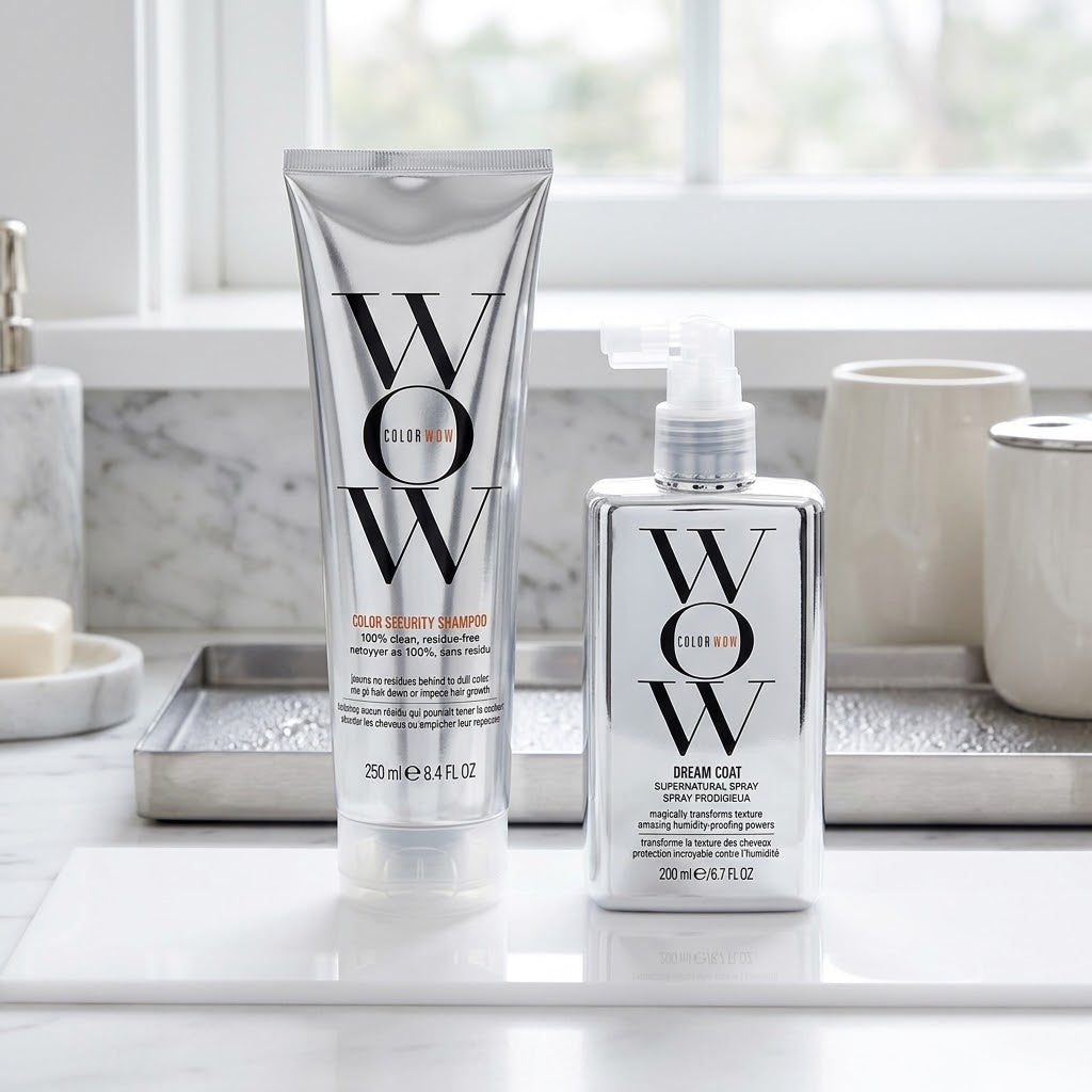 COLOR WOW Complete Anti-Frizz & Color Care Bundle (Shampoo & Dream Coat Spray)