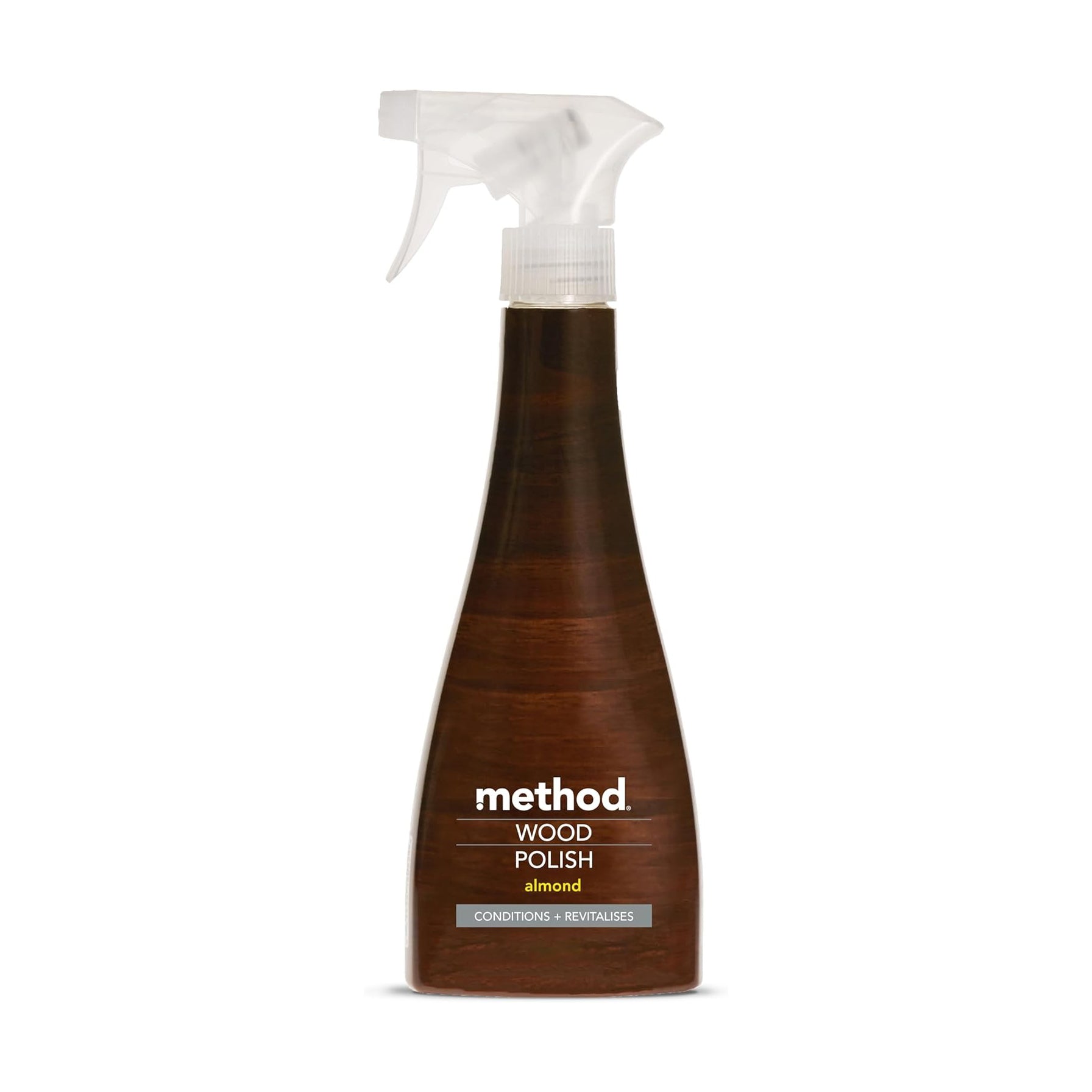 Method Wood Polish Spray – Cleans, Conditions & Restores Wood Surfaces | Almond Scent | 354 mL