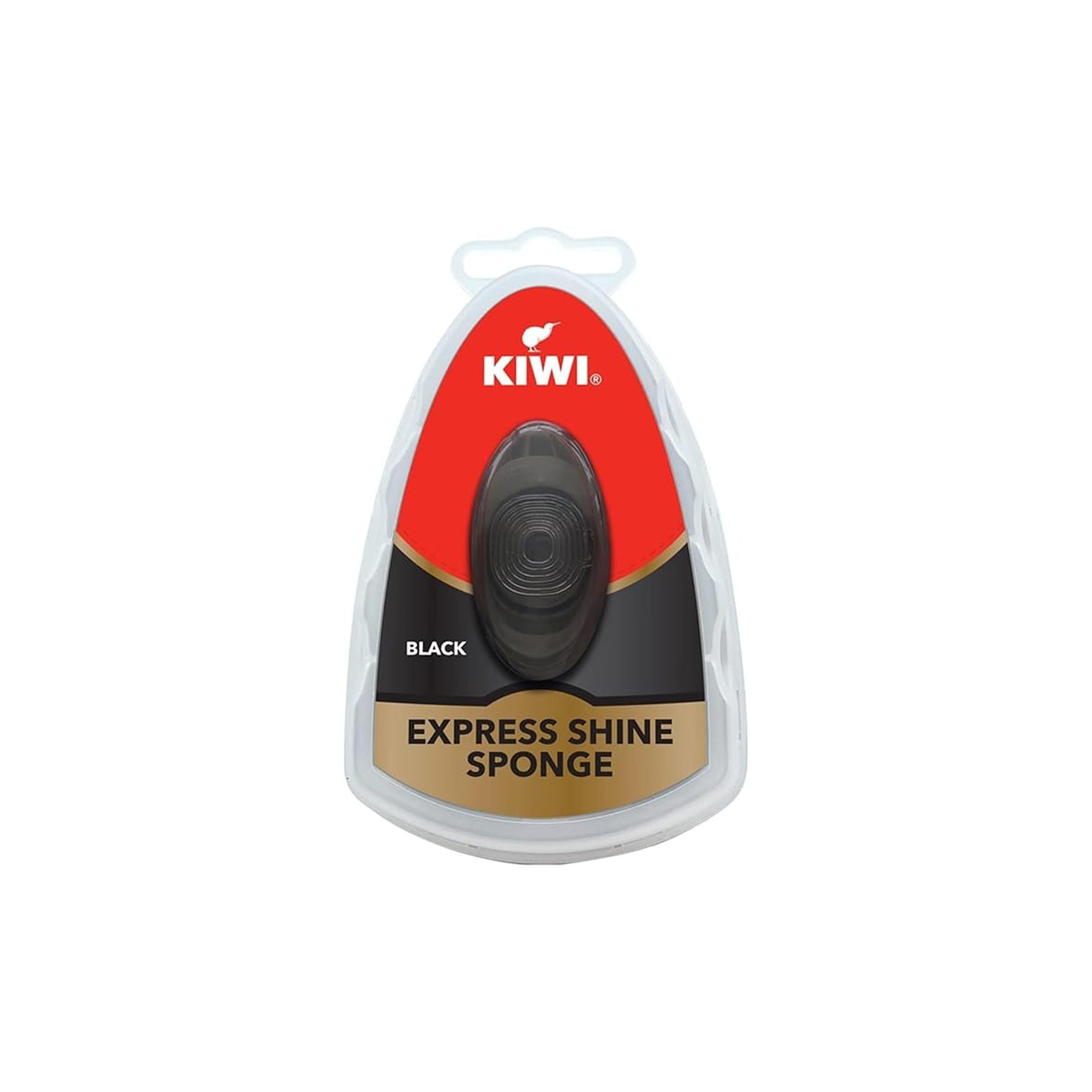 Kiwi Express Shine Sponge – Instant Shoe Shine for Black Leather | Travel-Friendly | 5 mL