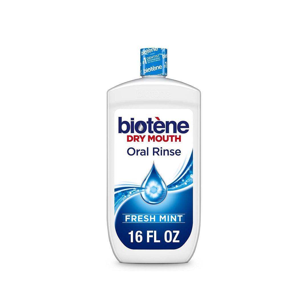 Biotène Dry Mouth Oral Rinse Mouthwash – Fresh Mint, 16 fl oz