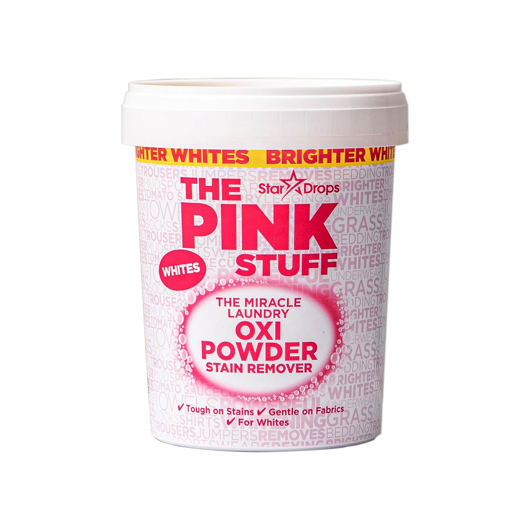 Stardrops The Pink Stuff Miracle Laundry Oxi Powder – Stain Remover for Whites | 1 kg