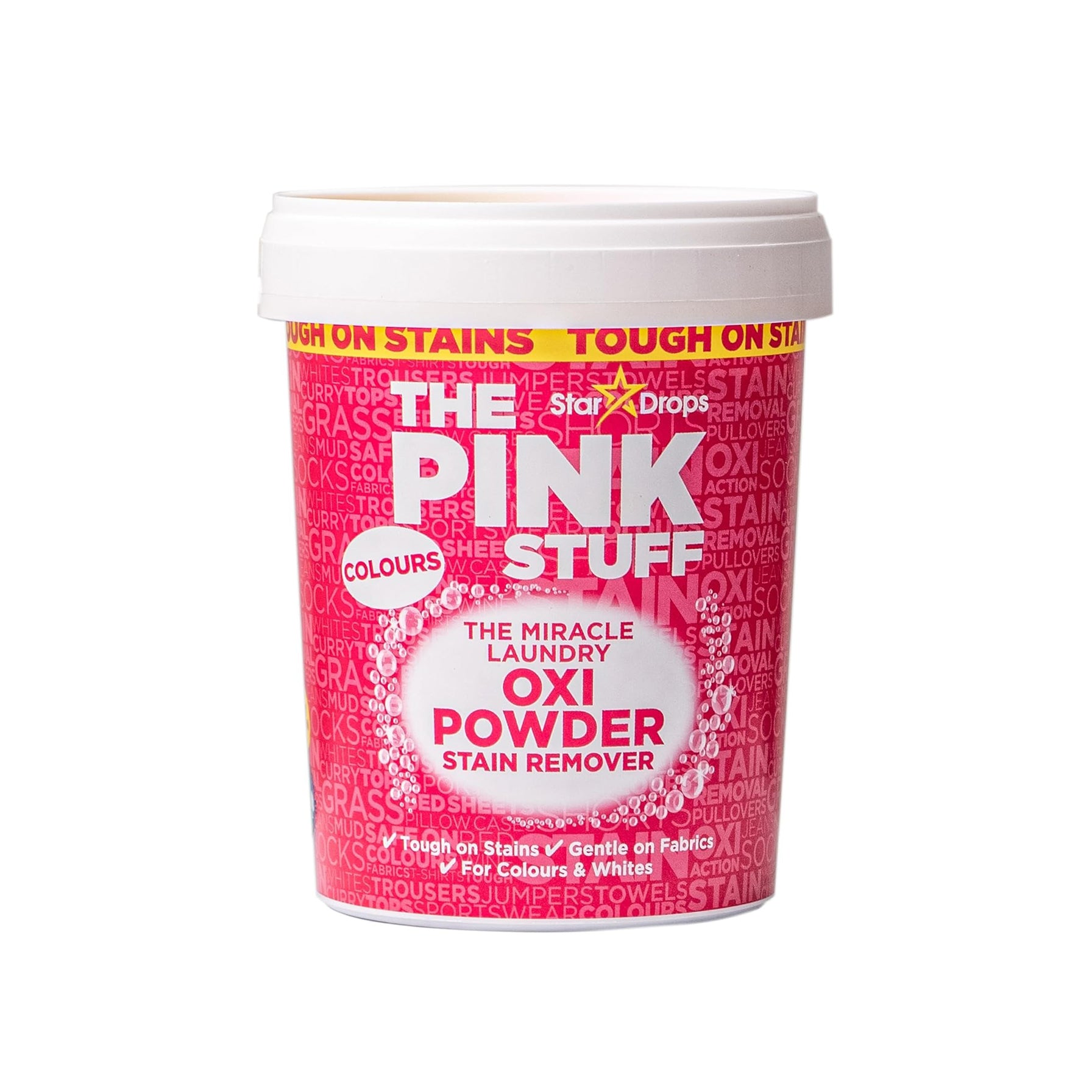 Stardrops The Pink Stuff Miracle Laundry Oxi Powder – Stain Remover for Colours | 1 kg
