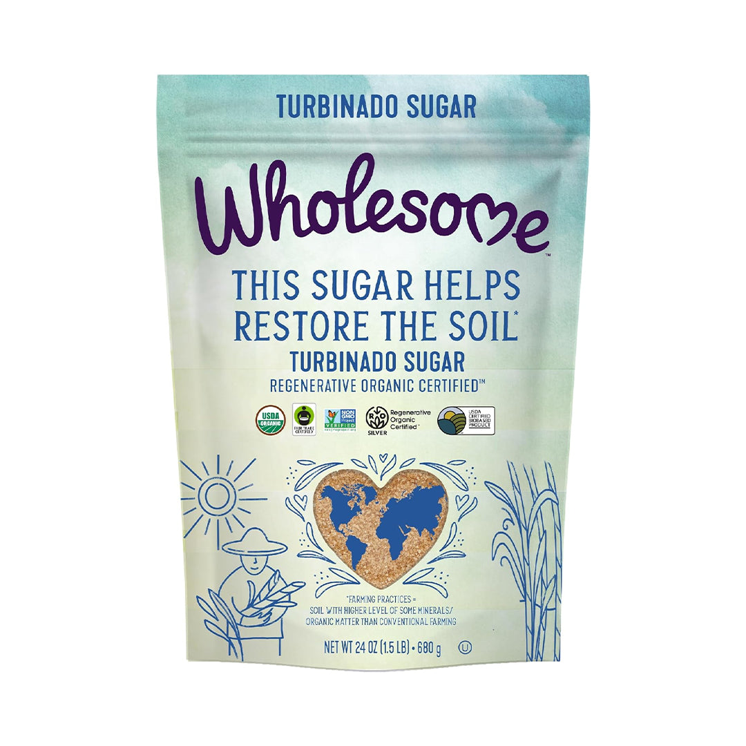 Wholesome Sweeteners, Turbinado Sugar, 1.5 lb (680 g)