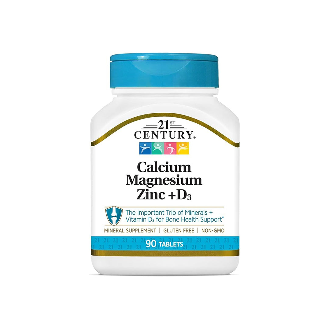 21St Century Cal Mag Zinc +D - 90 Tablets