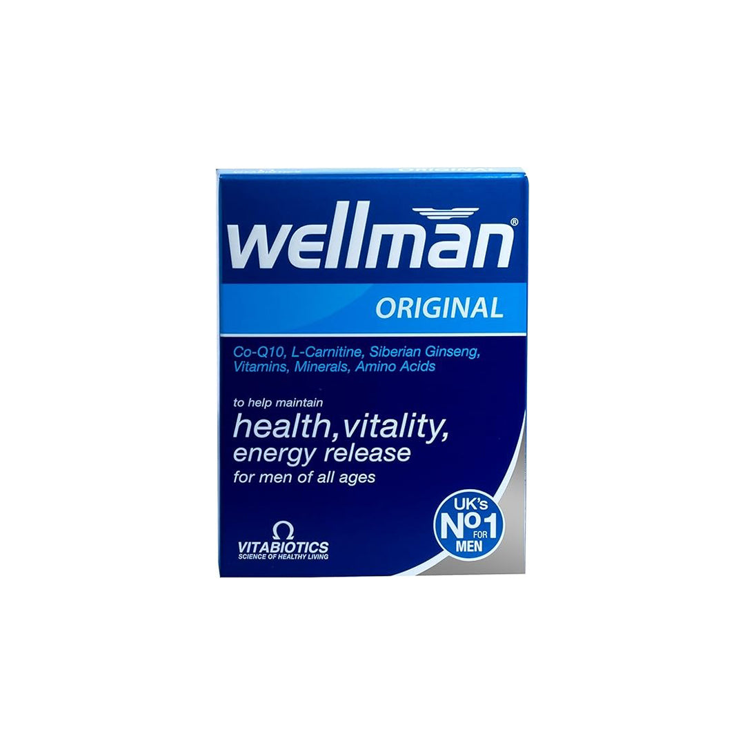Vitabiotics Wellman Energy Release Tablets - 30 Tablets