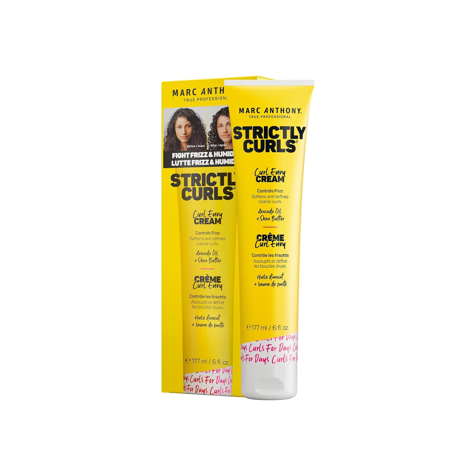 Marc Anthony Strictly Curls Curl Envy Cream – Frizz Control & Curl Defining Cream | 177 mL