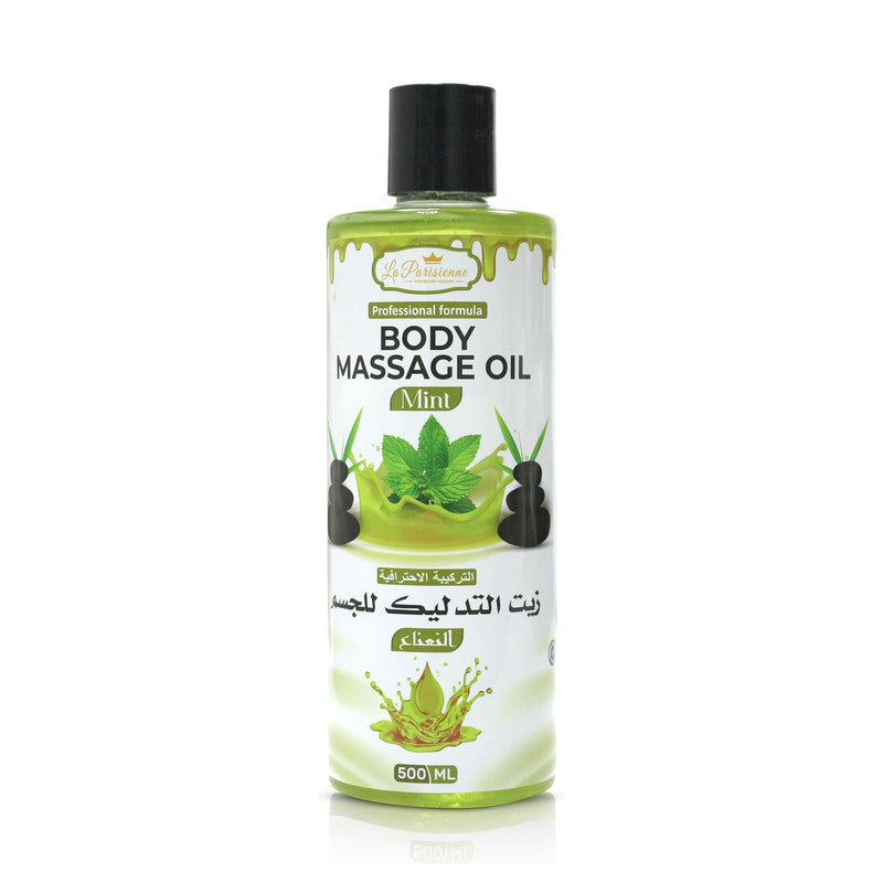 ECOLYTE+ La Parisienne Body Massage Oil – Mint Stress Relief & Skin Nourishing 500ml
