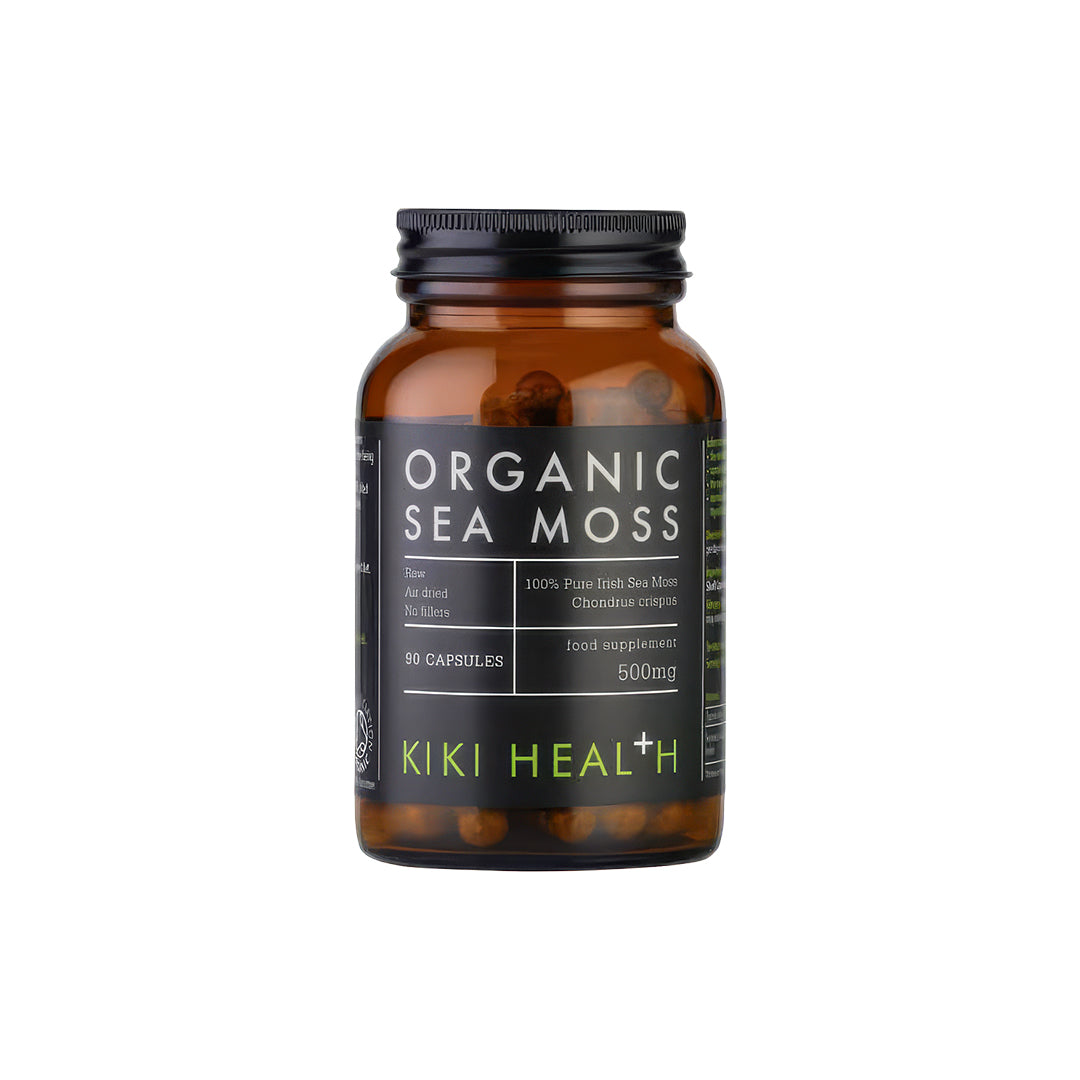 Kiki Health Organic Sea Moss 500Mg, 90 Capsules | Rich Nutrient Used For Proper Thyroid Function, Healthy Skin, & Brain Health | No Artificial...