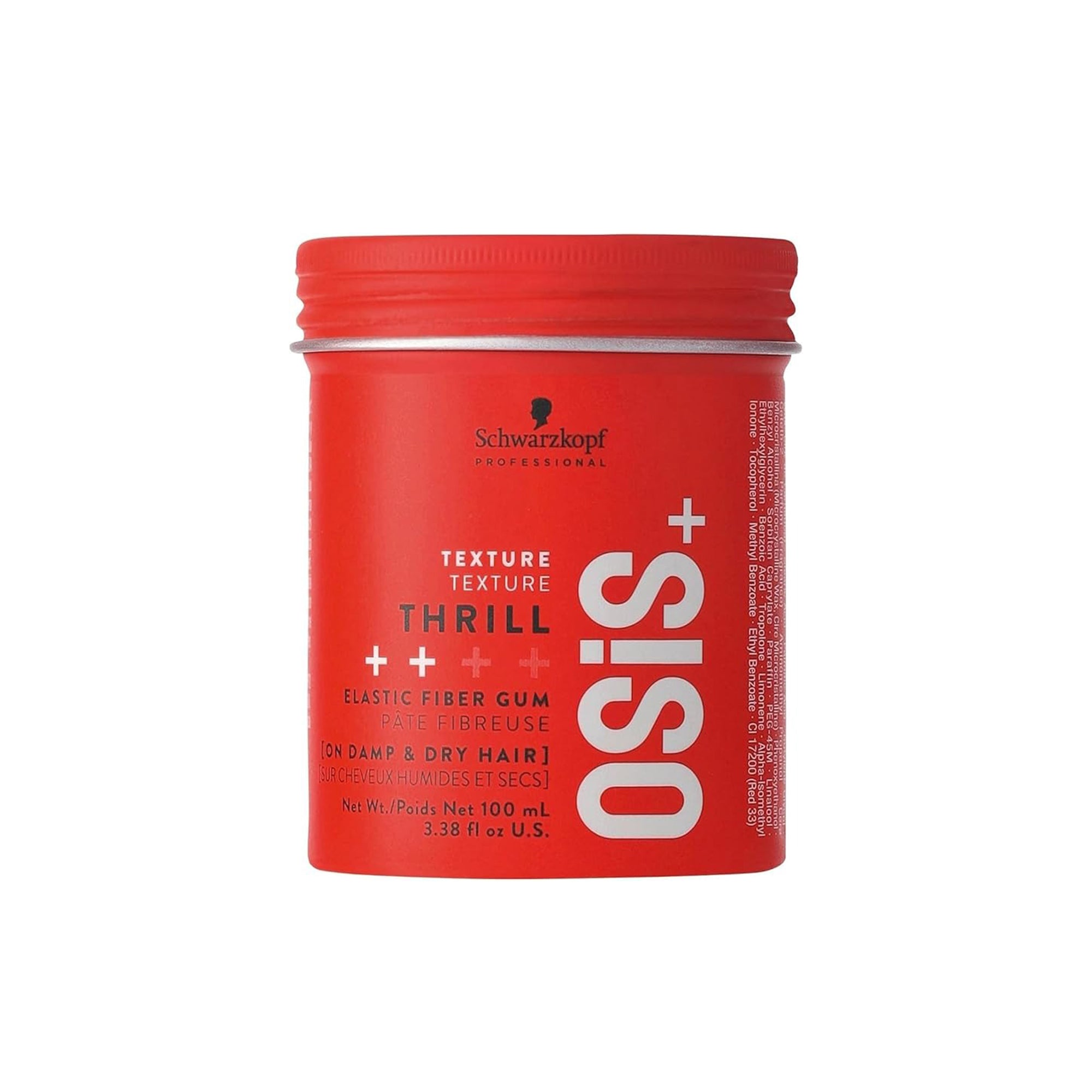 Schwarzkopf OSiS+ Thrill Elastic Fiber Gum – Strong Texture & Flexible Hold Hair Styling Gum | 100 mL