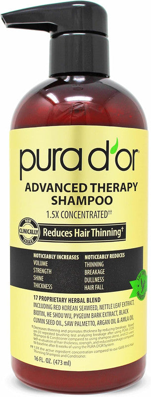 Pura D’or Advanced Therapy Shampoo – 1.5X Concentrated