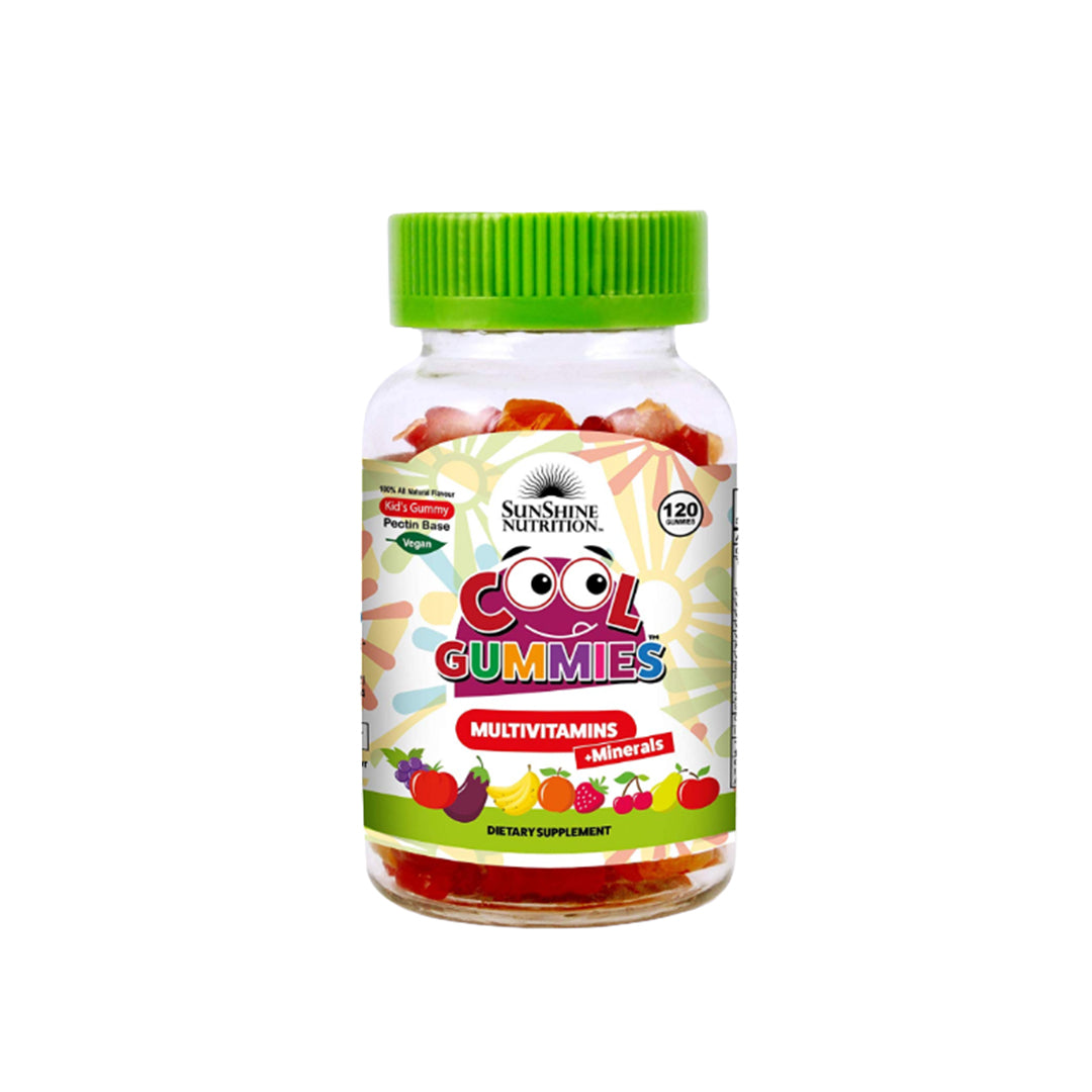 Sunshine Nutrition Cool Gummies Vegan Multivitamins 120'S