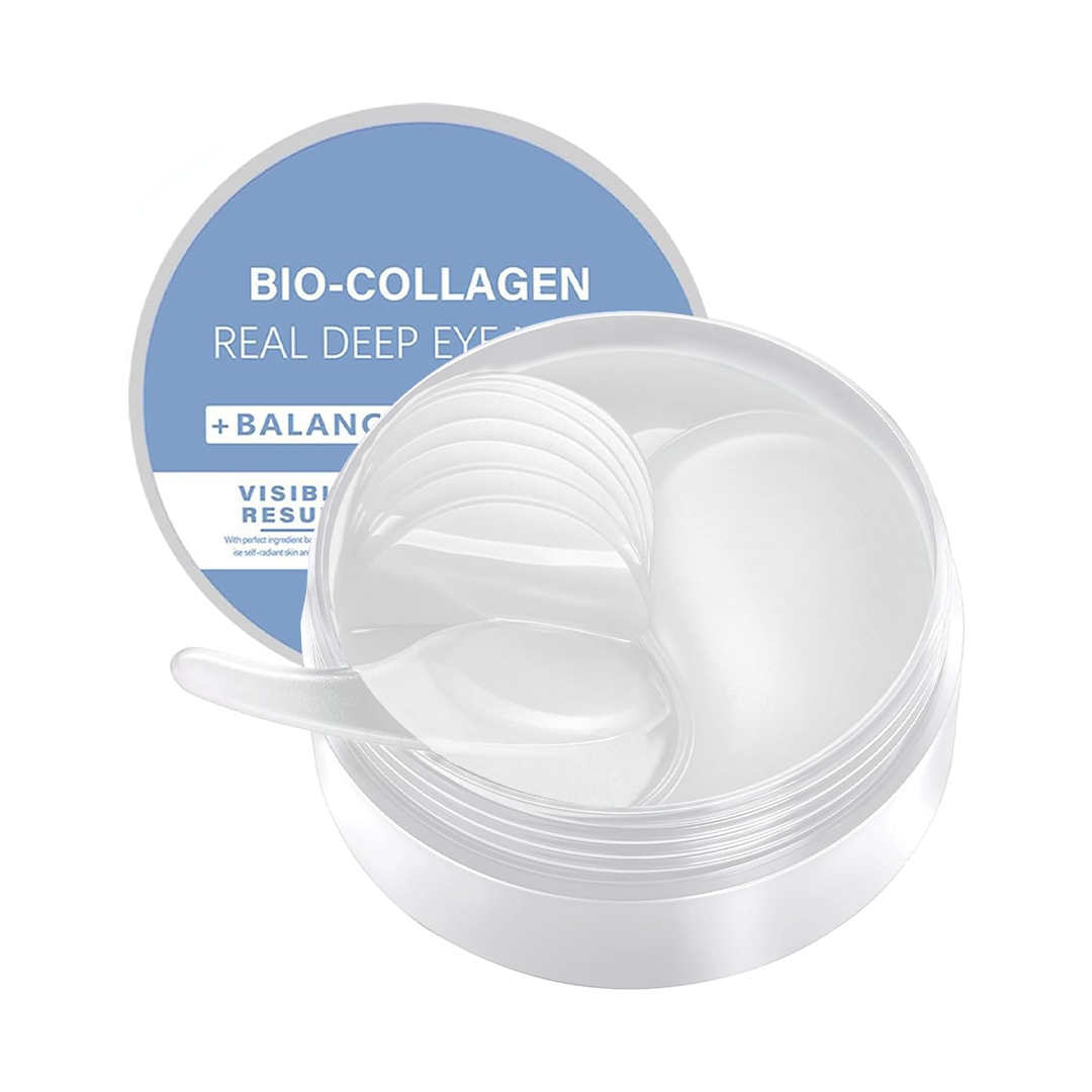 Bio-Collagen Eye Patches (60 Pcs) ƒ?? The "Korean Glass-Skin" Eye Revival