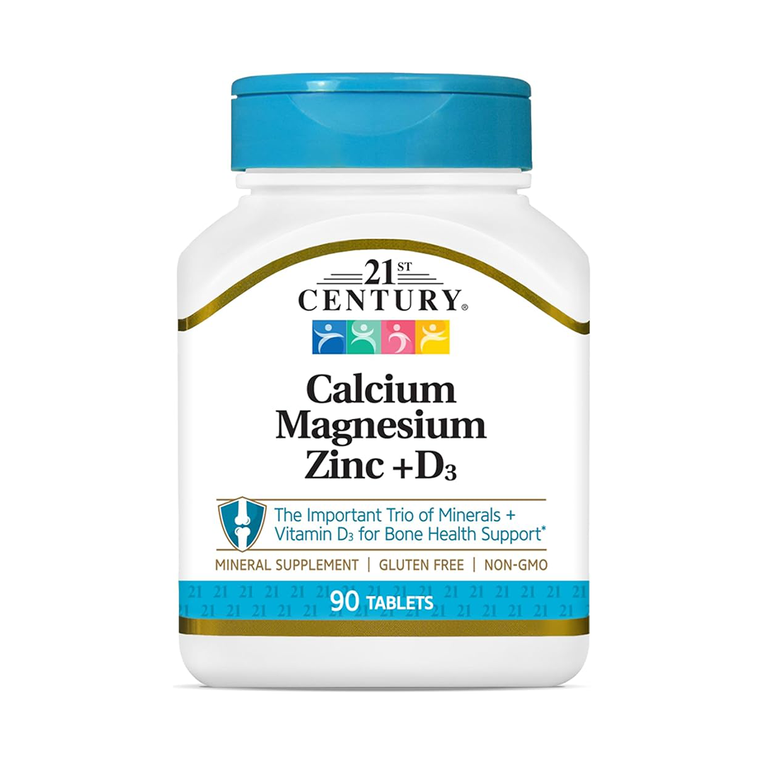 21St Century Cal Mag Zinc +D - 90 Tablets