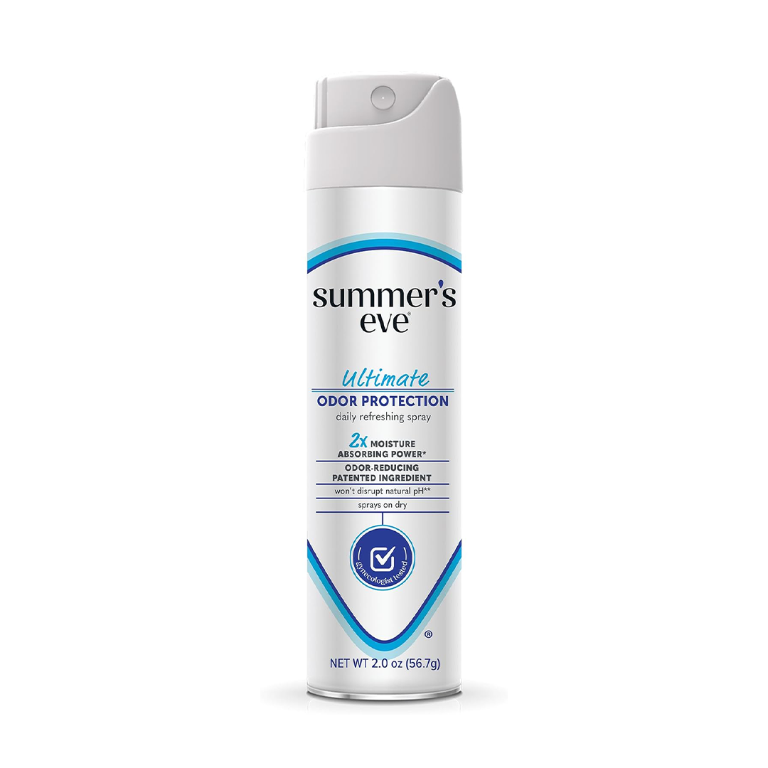 Summers Eve Ultimate Odor Control Feminine Spray Odor Protection & Moisture Absorption 2oz