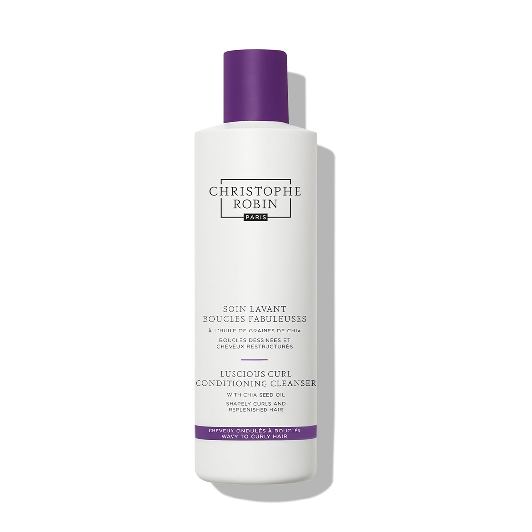Christophe Robin Luscious Curl Cleansing Conditioner With Chia Seed Oil for Wavy to Softly Curled Hair 8.4 fl. oz