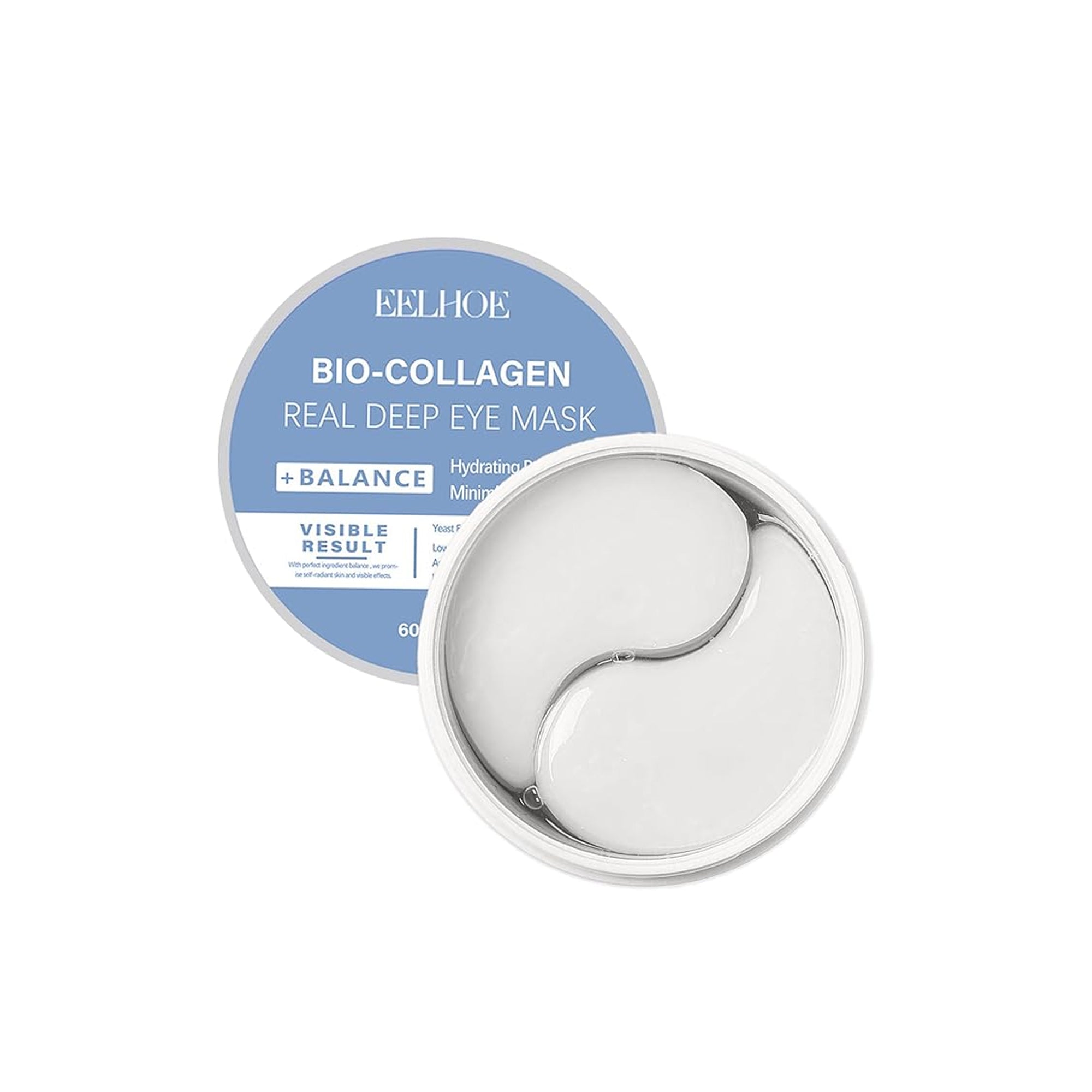 Bio-Collagen Eye Patches – 30 Pairs, Hydrating & Anti-Aging Under Eye Treatment