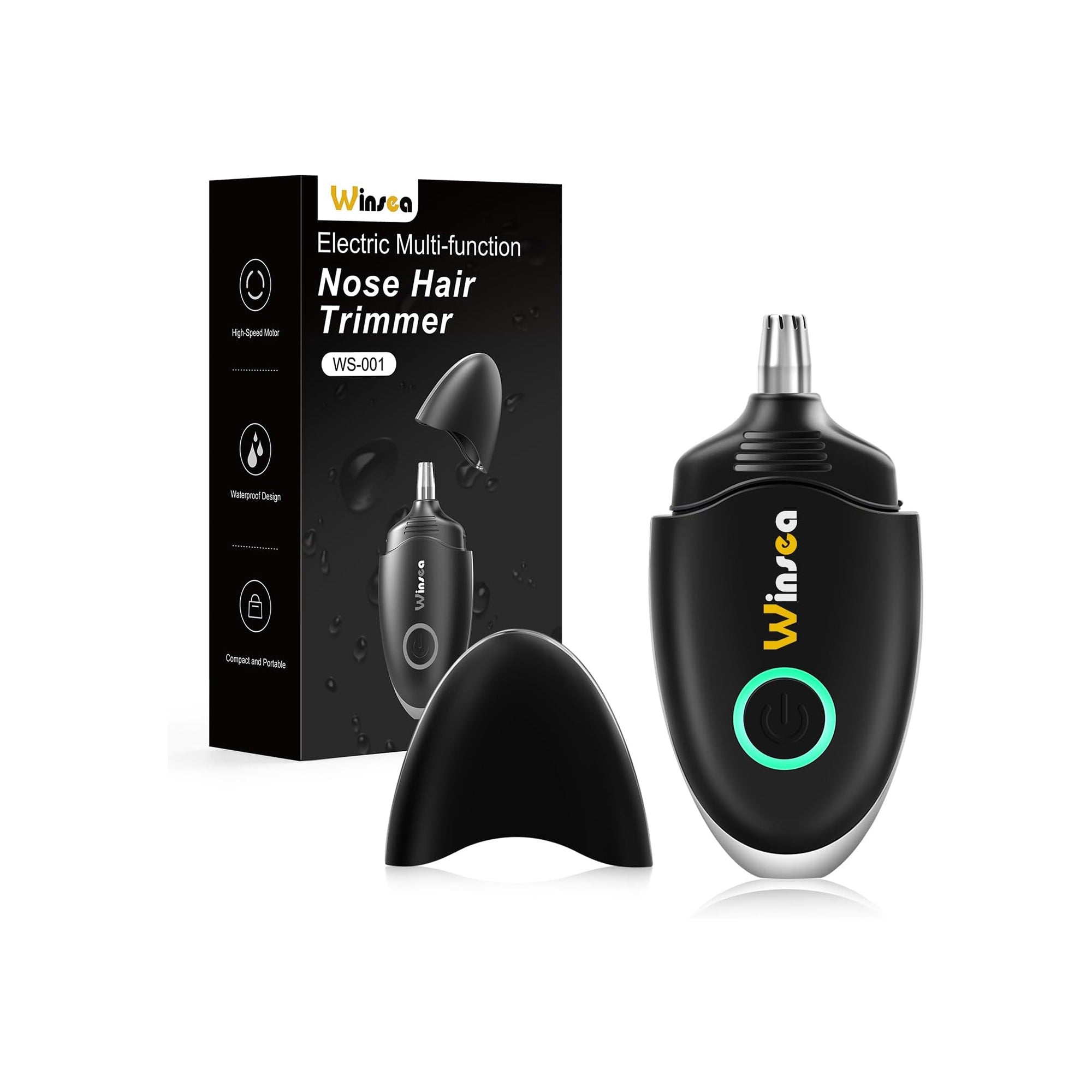 Winsea Electric Ear & Nose Hair Trimmer – Multi-Function High-Precision Grooming Tool for Men & Women