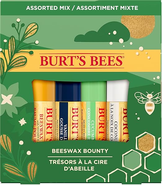 Burt’s Bees Beeswax Bounty Assorted Lip Balm Set